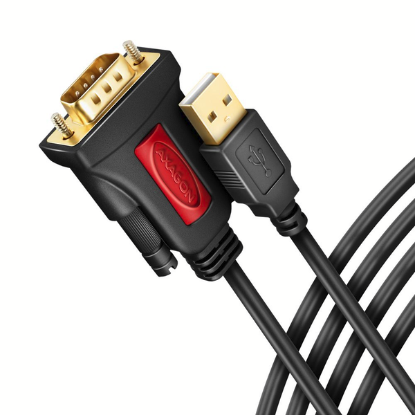 Axagon ADS-1PSN USB-A 2.0 apa - RS-232 apa Adapter