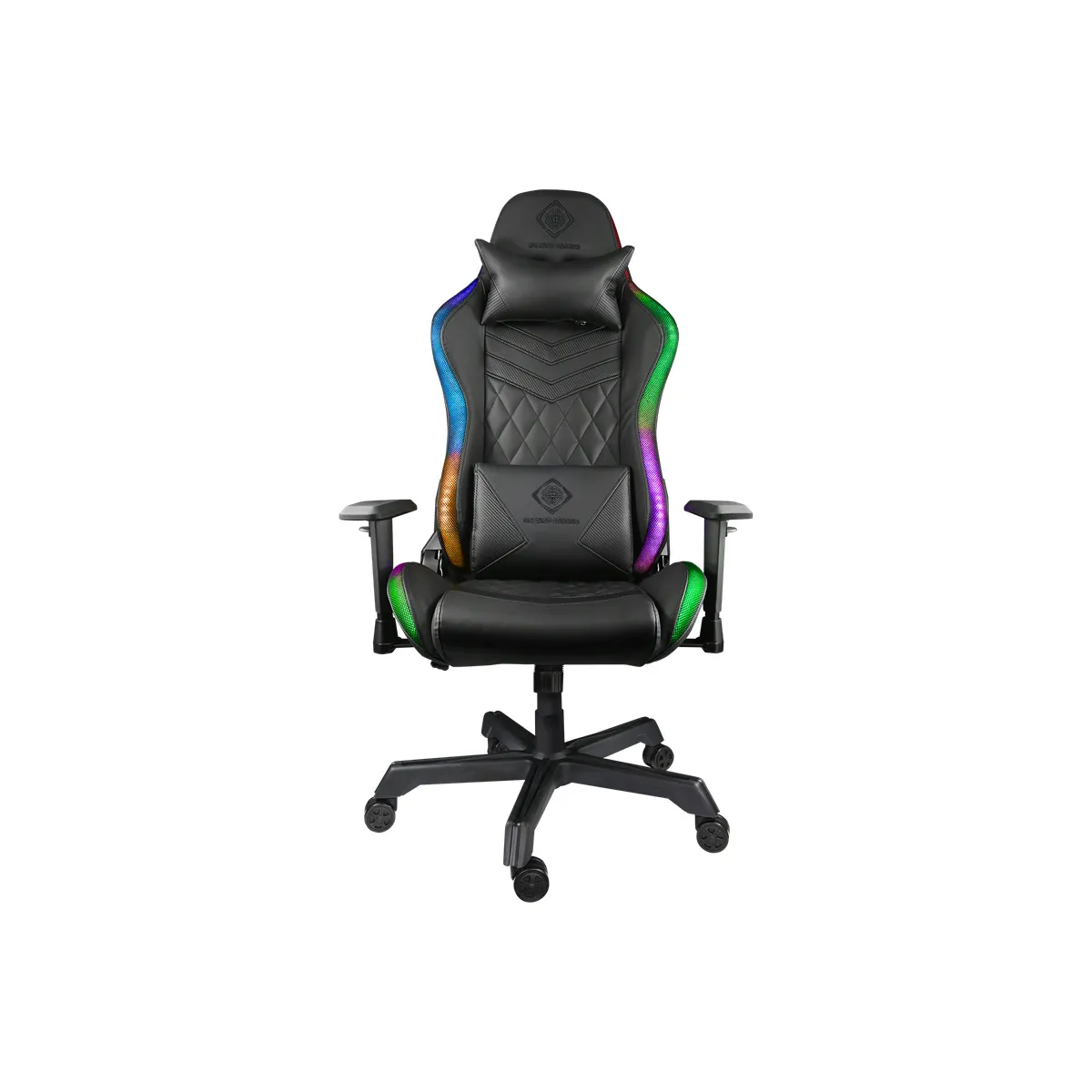 Deltaco GAM-080 RGB Gamer Szék 120kg Műbőr (GAM-080)