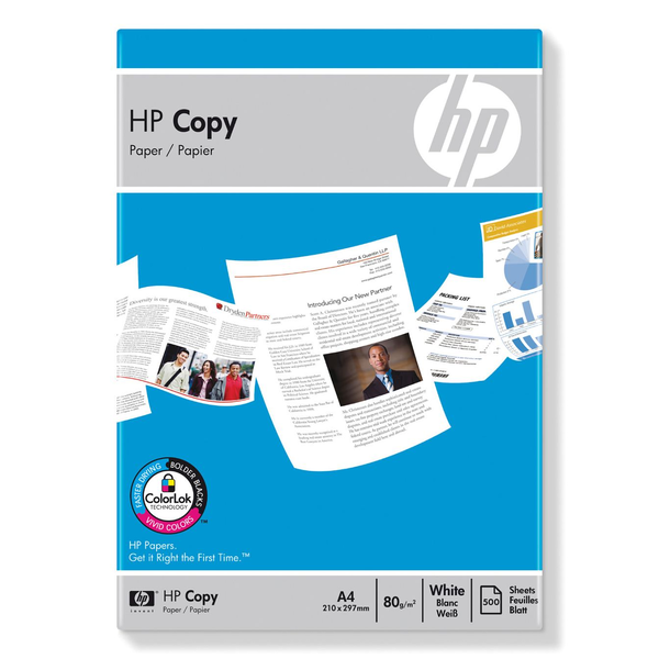 HP Papier Copy 80 g/m2 - 500 feuilles/A4/210 x 297 mm papier do tlačiarne A4 (210x297 mm) Matte 500 listy