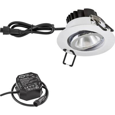 EVN PC650N61102 EVN Lichttechnik LED-es beépíthető lámpa LED Fixen beépített LED-es 6 W Króm (PC650N61102)