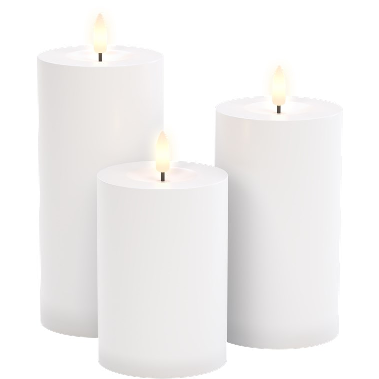 Goobay 3 db-os LED gyertyakészlet Dekoráció (64786)