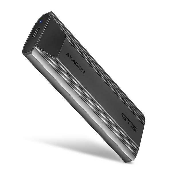 Axagon EEM2-GTS2 външна кутия за хард-диск Кутия за SSD диск Черен M.2