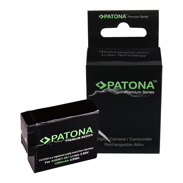 Patona PT1268 Prémium GoPro Hero 5 / Hero 6 / Hero7 20018 AABAT-001 1250mAh Li-Ion Akkumulátor