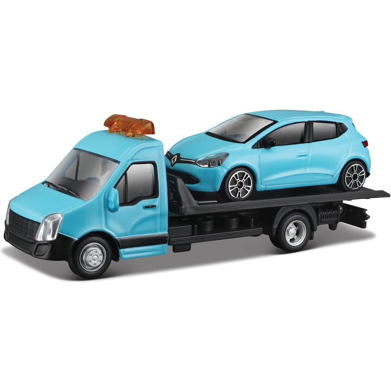 Bburago Vontató + Renault Clio fém modell (1:43) (31401)