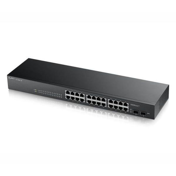 Zyxel GS-1900-24 v2 Administreret L2 Gigabit Ethernet (10/100/1000) 1U Sort