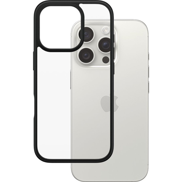 PanzerGlass PG HardCase Black iPhone 16 6.3Inch Pro carcasă pentru telefon mobil Copertă Transparente