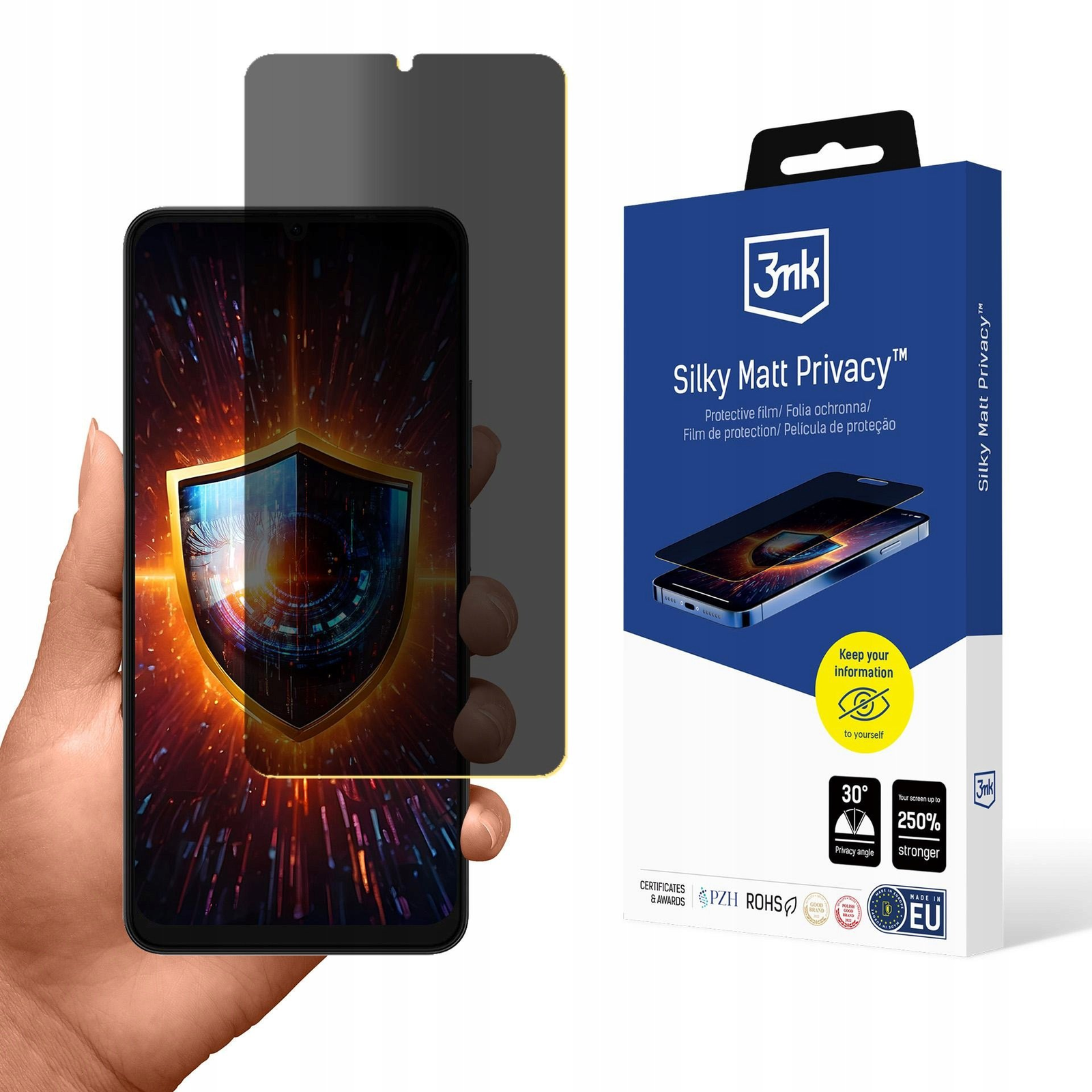 3MK Silky Matt Privacy Ulefone Note 20 Pro védőfólia (5903108629621)