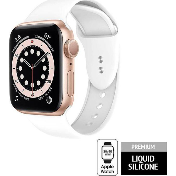 Crong Pasek Apple Watch 38/40mm biały