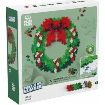 Plus-Plus Fold by numbers - Christmas wreath (014-3957)