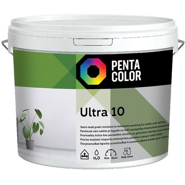  Pentacolor EMUL PAINT PENTACOLOR ULTRA 10 WHITE 5L