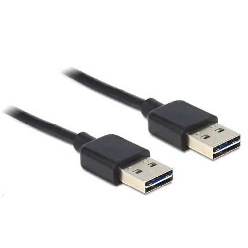 DELOCK USB Kabel A -> A St/St 1.00m sw Easy USB