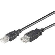Microconnect USBAAF3B cavo USB USB 2.0 3 m USB A Nero