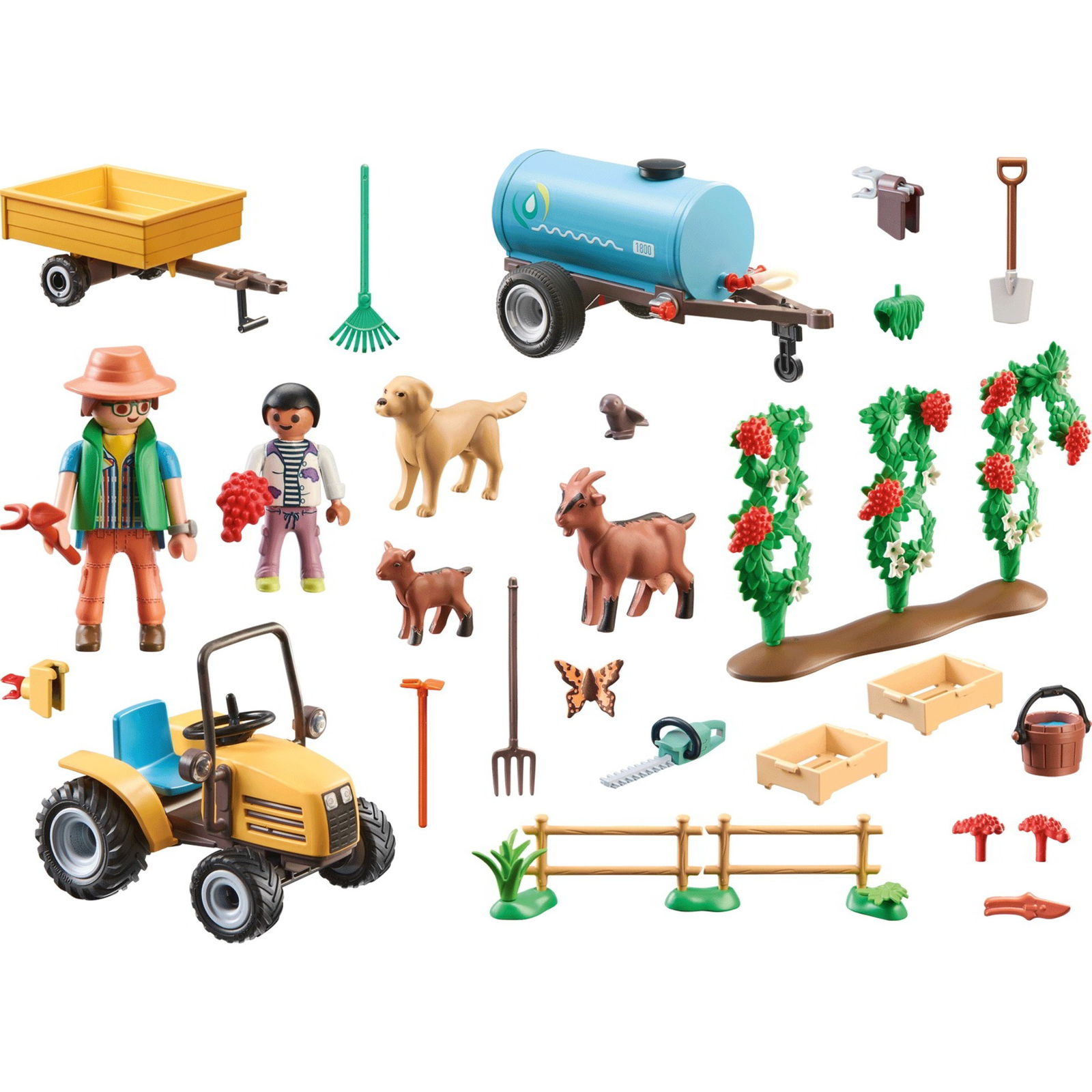 Playmobil Country: 71442 - Traktor utánfutóval és víztartállyal (71442)