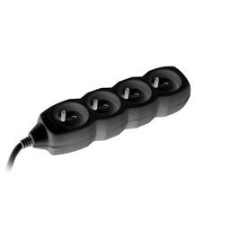 Tracer PowerCord 3m 4 aljazt hosszabbító/elosztó - Fekete (TRALIS44615)