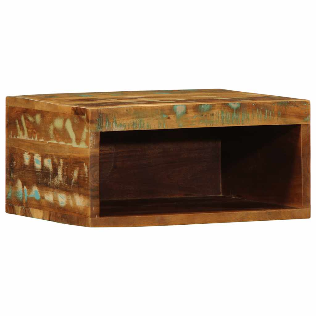 tömör újrahasznosított falra szerelhető TV-szekrény 40x30x19 cm (4017468)