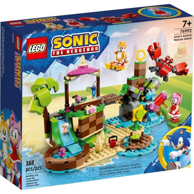 LEGO Sonic a Sündisznó - Amy állatmentő szigete (76992)