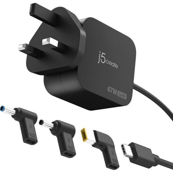 j5create JUP1565DCF3A-FN oplader voor mobiele apparatuur Zwart