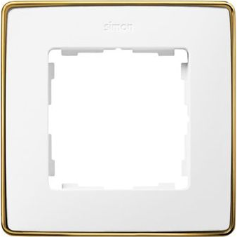 Marco 1 Elemento Blanco Base Oro Simon 82 Detail 8201610-245