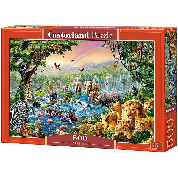 Castorland Jungle River 500 pcs Puzzle 500 pz Fauna