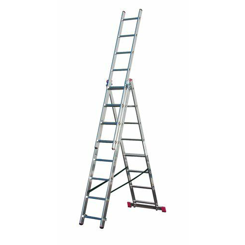KRAUSE CORDA Sokcélú létra lépcsőfunkcióval 3x6 fokos (033369)