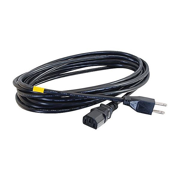 PC-AC-EC AC-Netzkabel für Kontinentaleuropa (schwarz, 1,83 Meter)