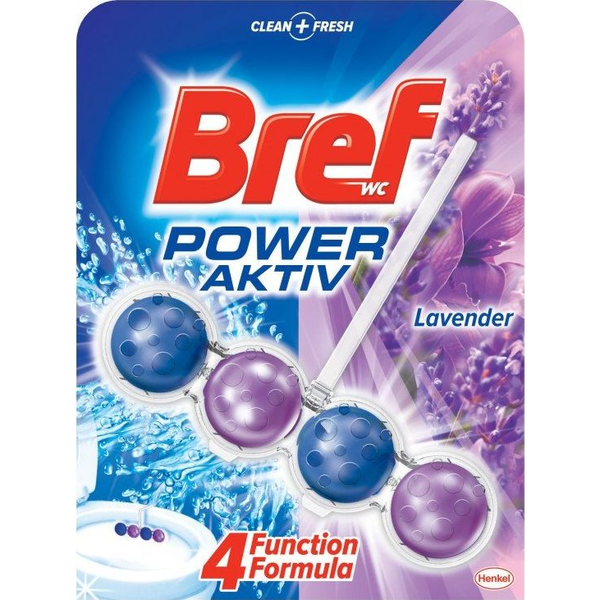 Bref WC valiklis-gaiviklis "BREF Power Aktiv Lavender" 50g