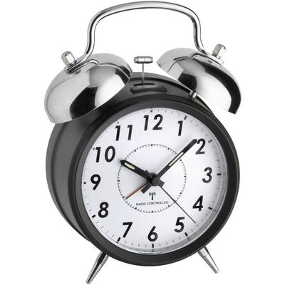 Hodiny Budík, TFA Dostmann 60.1503, Analogový, Černá, Retro, 13x7x18cm