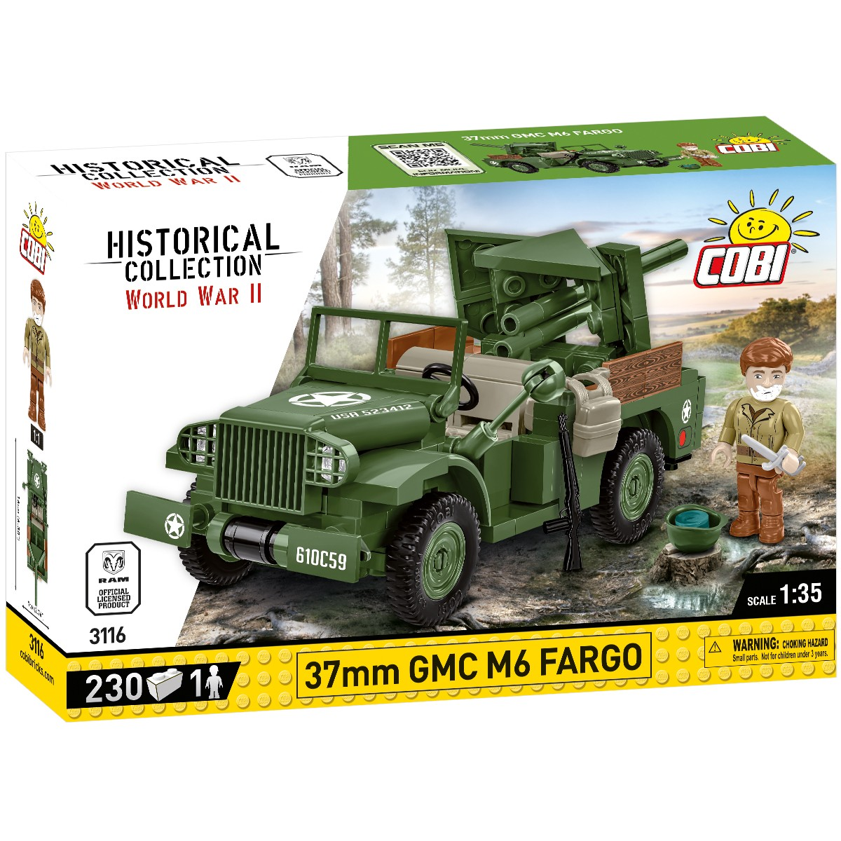 Cobi: 37 mm GMC M6 Fargo Harckocsi (3116)