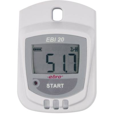 USB-s klíma adatgyűjtő, hőmérséklet és légnedvesség adatgyűjtő -30 - +60 °C 0 - 100 % rF ebro EBI 20-TH1 (1601-0044-Z)