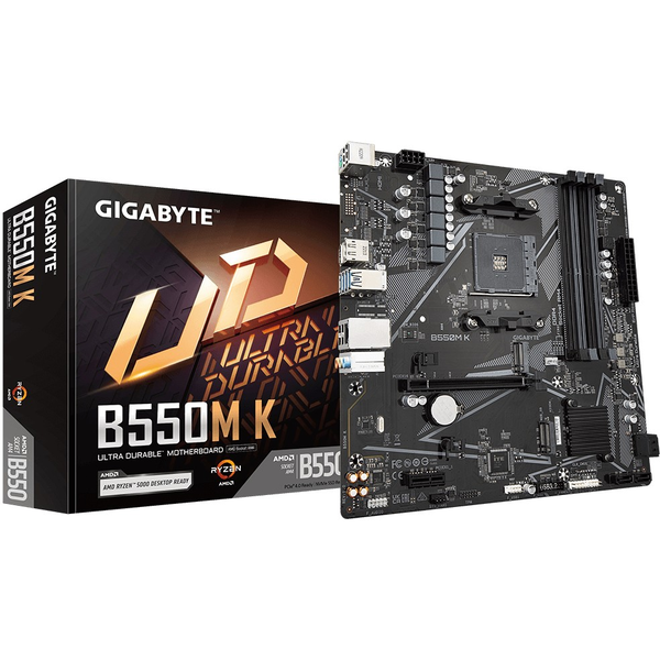 Gigabyte B550M K 1.0 alaplap AMD B550 AM4 foglalat Micro ATX