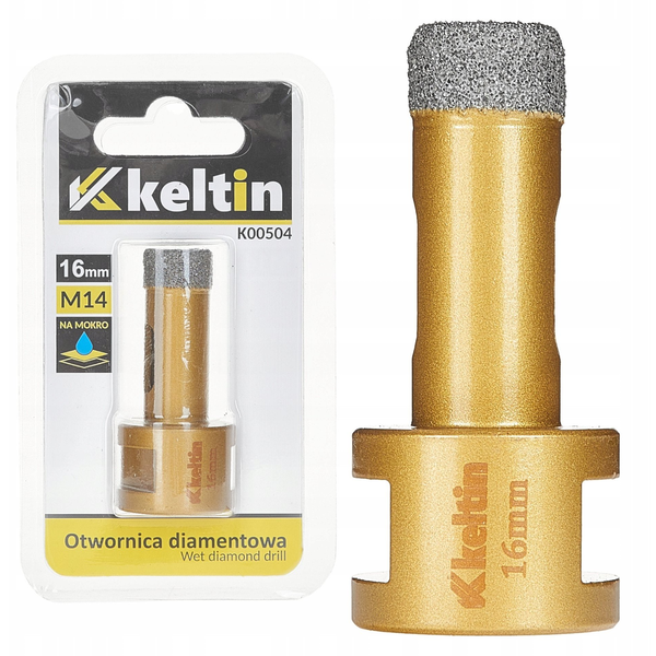 Otwornica diamentowa do gresu 16mm M14 (100)