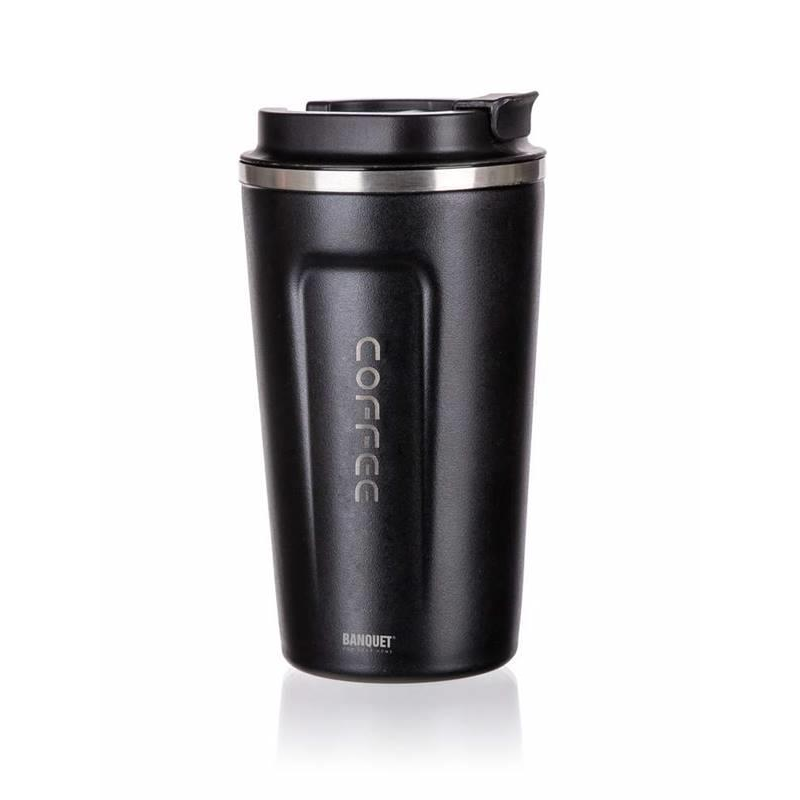 BANQUET utazó thermo bögre - ARTY, 450ml, fekete (A21588)