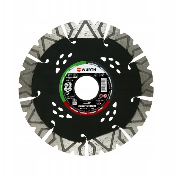 Würth Diamantový kotouč 150 mm Multi Longlife VX