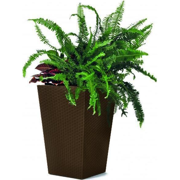 Keter Rattan Planter M Virágtartó - Barna (228975)