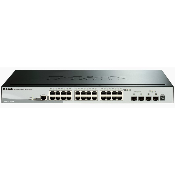 D-Link DGS-1510 Administreret L3 Gigabit Ethernet (10/100/1000) Sort