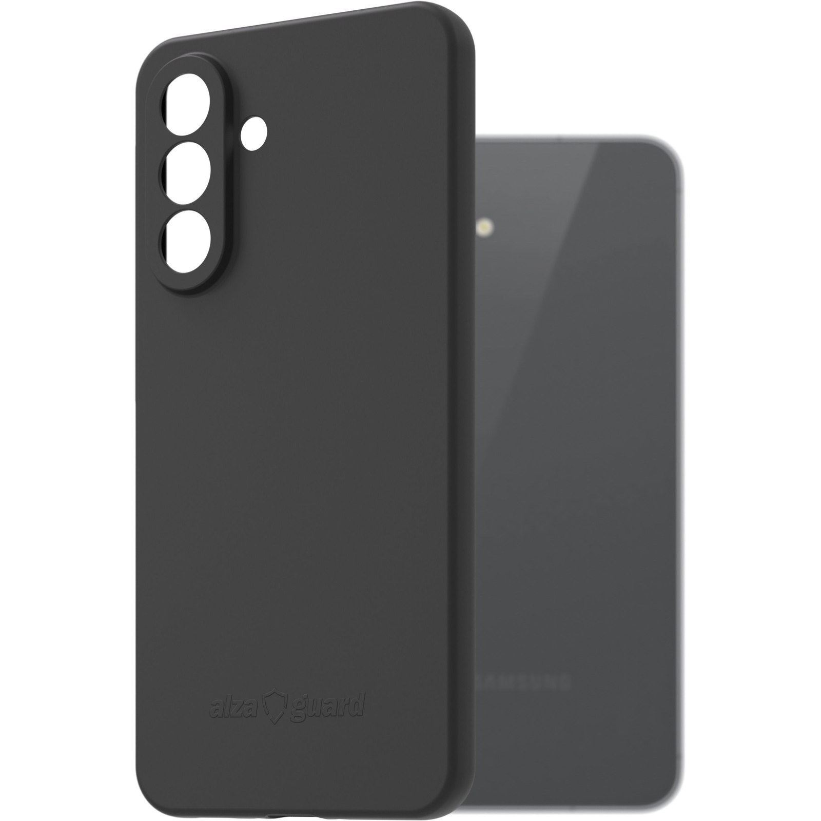 AlzaGuard Matte Case Samsung Galaxy A56 fekete TPU tok (AGD-PCT453B)