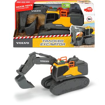 Dickie: Volvo lánctalpas markoló - 23 cm, fénnyel és hanggal (203723005)