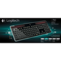 Logitech Wireless Solar Keyboard K750 billentyűzet Vezeték nélküli RF QWERTZ Német Fekete