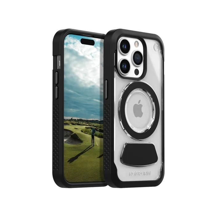 Rokform Eagle 3 iPhone 15 Pro Mágneses Tok - Fekete/Átlátszó (312201P)