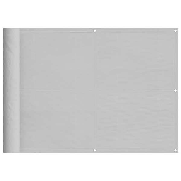 VidaXL Balkónový paraván, svetlosivý, 75x500 cm, 100% polyester Oxford