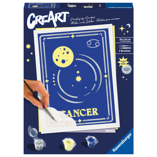 Ravensburger CreArt Rák Horoszkóp Számfestő készlet
