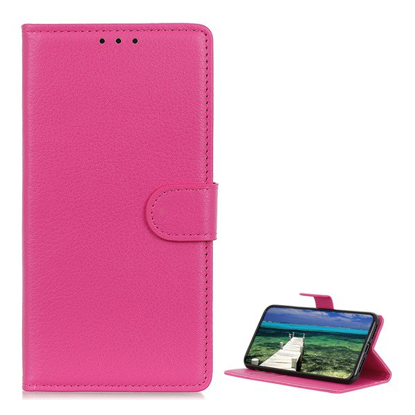 Tok álló, bőr hatású (FLIP, oldalra nyíló, asztali tartó funkció, prémium) RÓZSASZÍN [OnePlus 10 Pro 5G] (5996591153360)