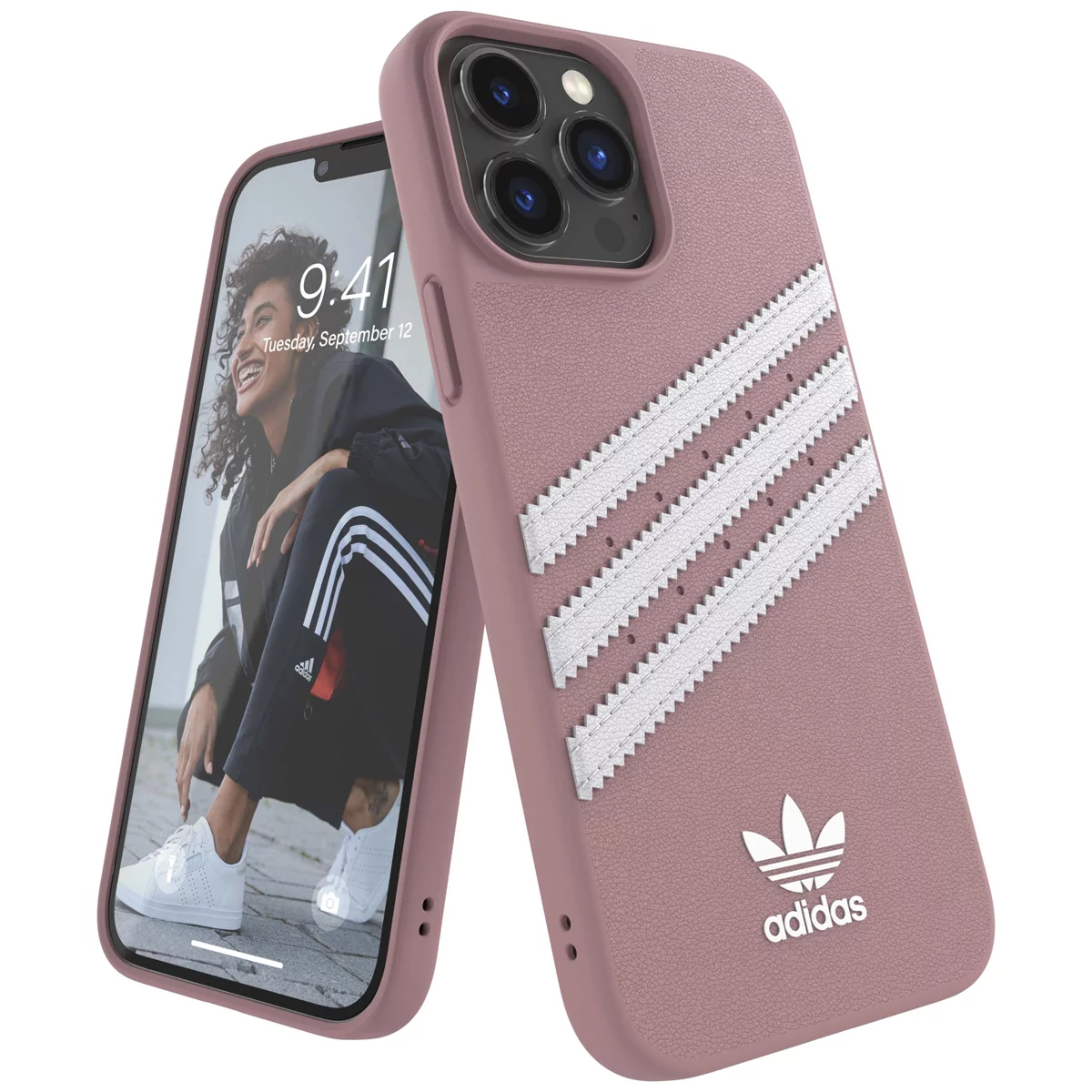 Adidas OR Moulded Case PU Apple iPhone 13 Pro Max Tok - Rózsaszín (47809)