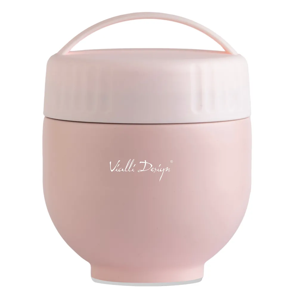 Vialli Design Fuori 690ml Ételtermosz - Rózsaszín (30329)
