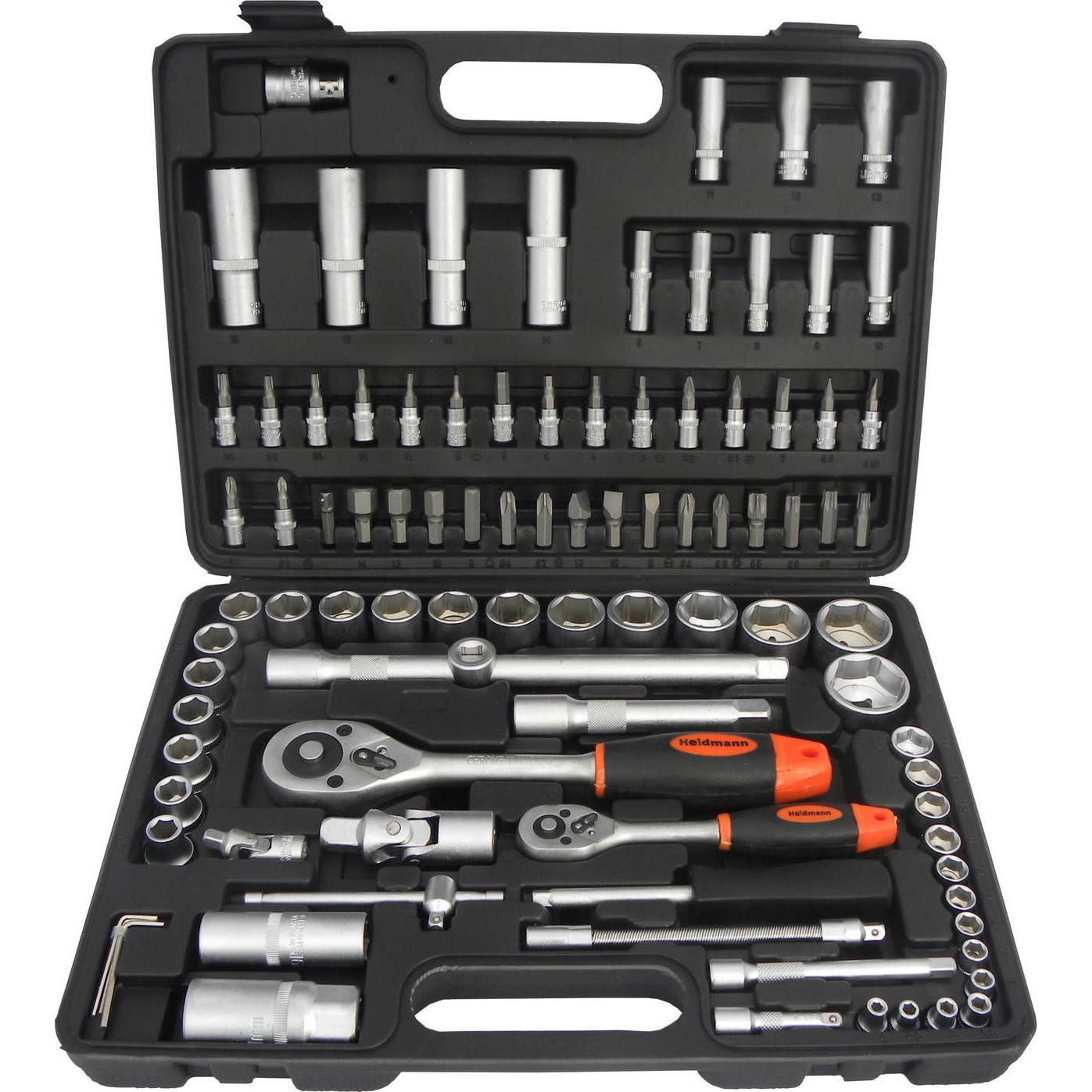 GEKO G10150 Dugókulcs és bitfej készlet 94 db-os (G10150)