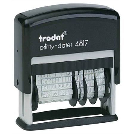 Trodat 4817 Dátum- és szövegbélyegző (4817 UNG)