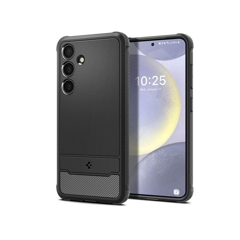 Samsung SM-S926 Galaxy S24+ ütésálló hátlap - Spigen Rugged Armor - fekete (SP222068)
