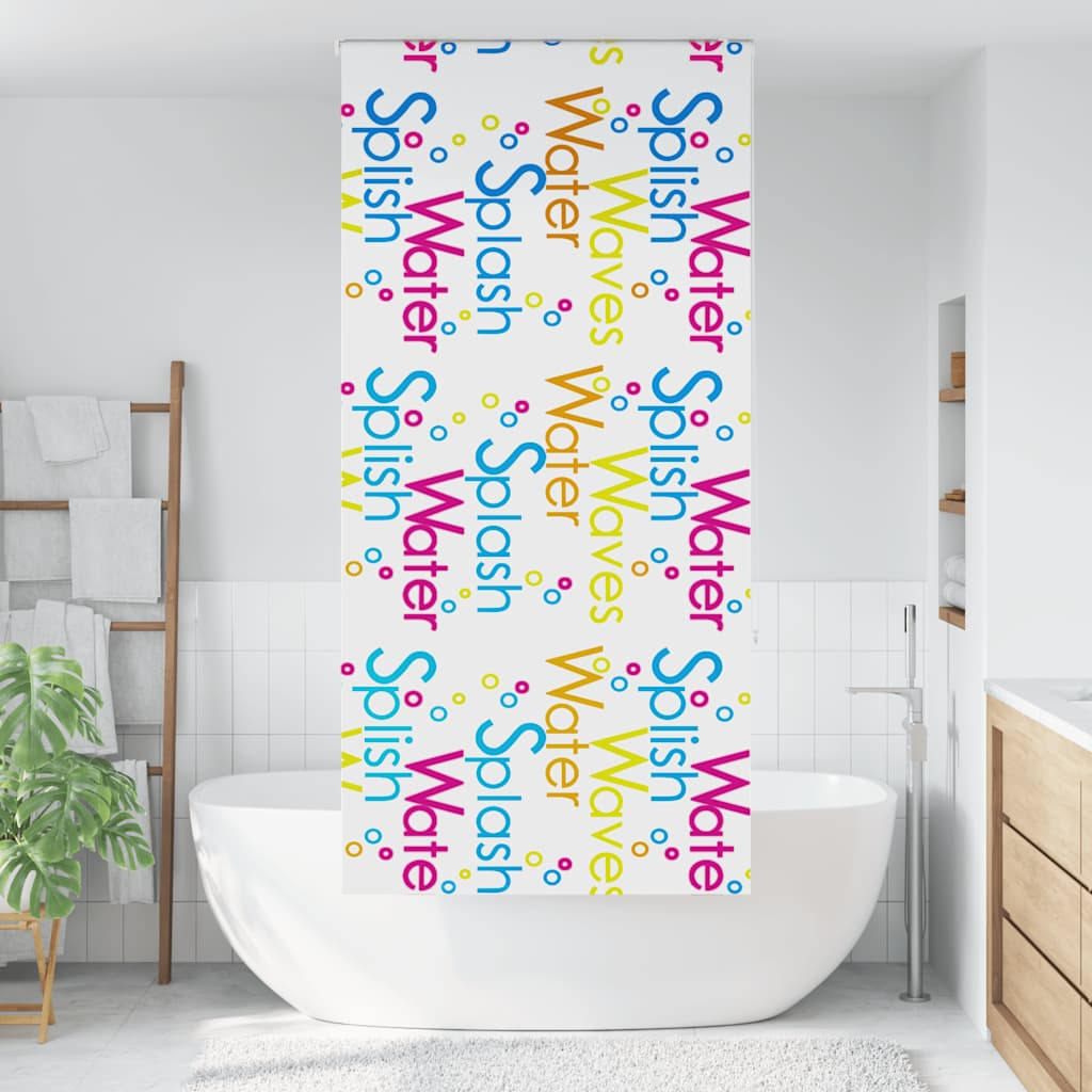 zuhanyzó redőny 110x240 cm szövet szélessége 106 cm (4014914)