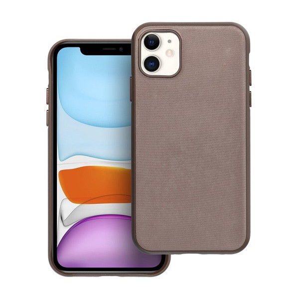 Woven iPhone 11 MagSafe szövet tok, barna (5903396258459)