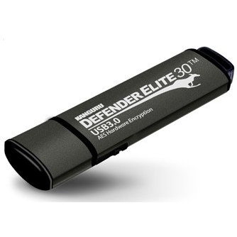 iStorage Kanguru Defender Elite30 16GB USB-nøgle USB Type-A 3.2 Gen 1 (3.1 Gen 1) Sort